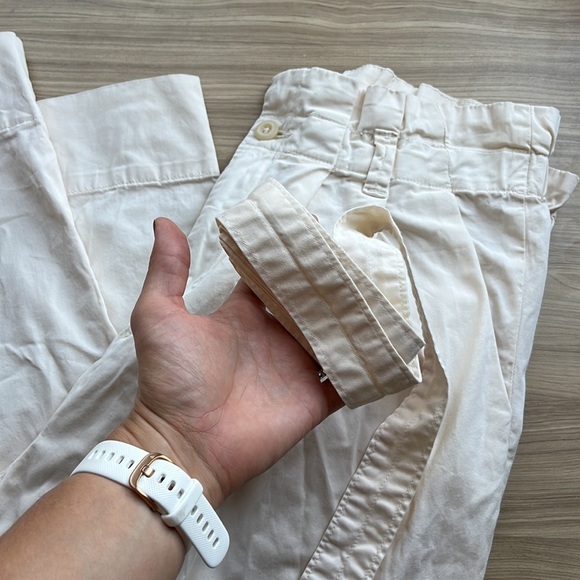 Everlane - The Paper Bag Pant - Organic Cotton - Ivory Cream - M - Picture 5 of 7